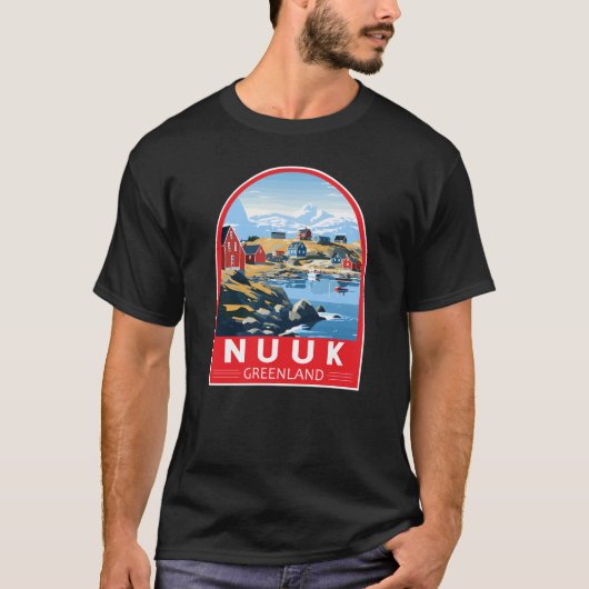 Nuuk Grönland Reisen Vintag T-Shirt (Vorderseite)