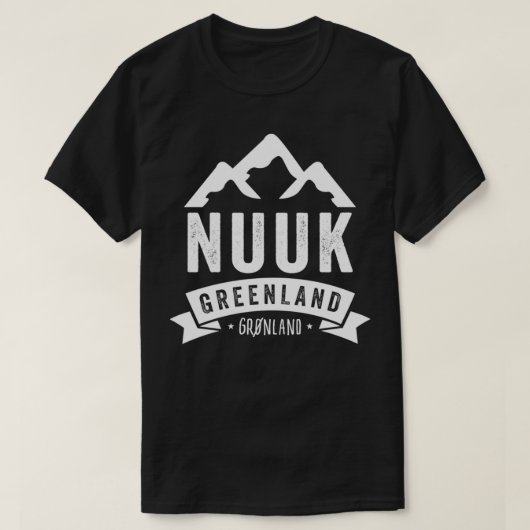Nuuk Grönland T-Shirt (Design vorne)