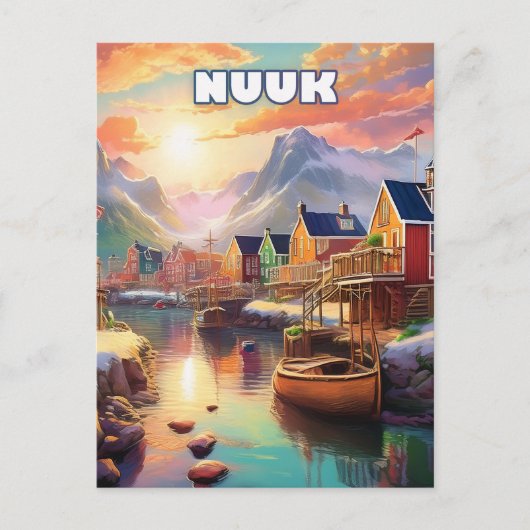 Nuuk Postkarte (Vorderseite)