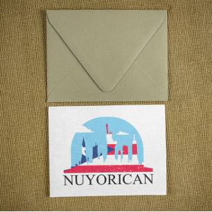 Nuyorican Pride New York Puerto Rico Erbe Postkarte