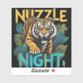 Nuzzle Night Aufkleber (Blatt)