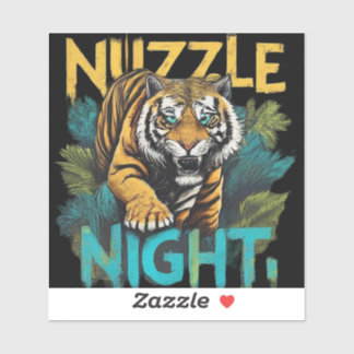 Nuzzle Night Aufkleber