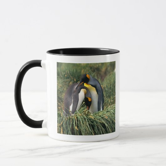 Nuzzling König-Pinguine Tasse (Links)
