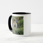 Nuzzling König-Pinguine Tasse (Vorderseite Links)