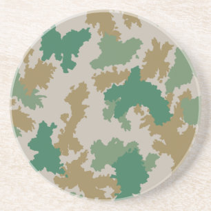 NVA Flächentarn (Flecktarn / Blumentarn) Getränkeuntersetzer