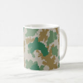 NVA Flächentarn (Flecktarn / Blumentarn) Kaffeetasse (VorderseiteRechts)
