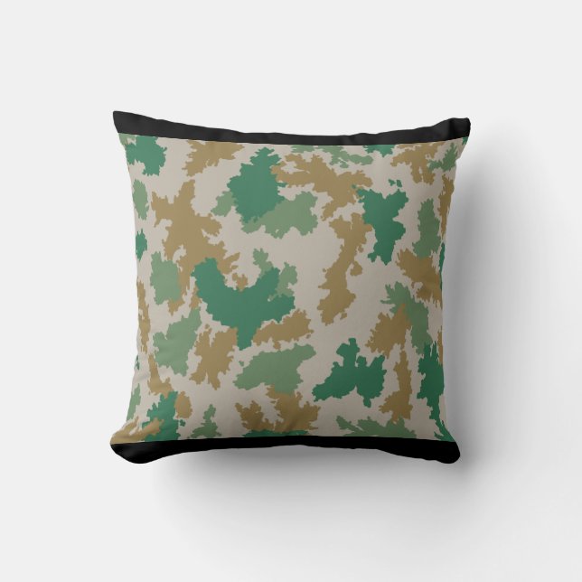 NVA Flächentarn (Flecktarn / Blumentarn) Kissen (Vorderseite)