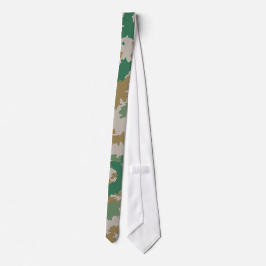 NVA Flächentarn (Flecktarn / Blumentarn) Krawatte (Rückseite)