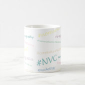 #NVC Gewaltlose Kommunikation Hashtag-Set Kaffeetasse (Mittel)