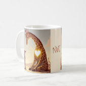 NVC Giraffe und Jackal - Gewaltlose Kommunikation Kaffeetasse (Vorderseite Links)