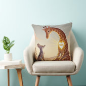 NVC Giraffe und Jackal - Gewaltlose Kommunikation Kissen (Stuhl )