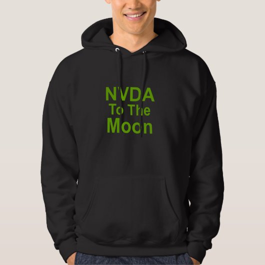 NVDA zum Mond Hoodie (Vorderseite)
