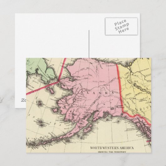 NW. Amerika 2 Postkarte (Vorne/Hinten)