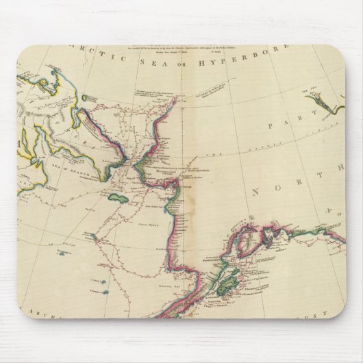 NW Amerika, NE Asien Mousepad (Vorne)