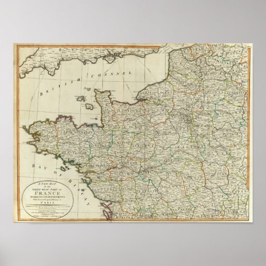 NW France Poster (Vorne)