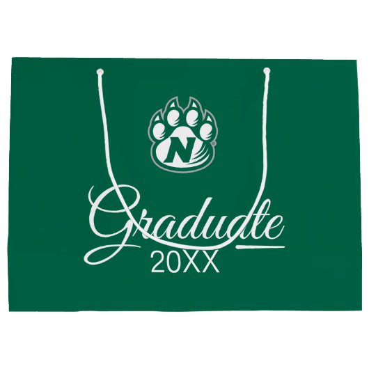 NW Missouri Staat Graduate Große Geschenktüte (Rückseite)