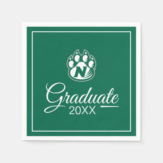 NW Missouri Staat Graduate Serviette (Vorderseite)