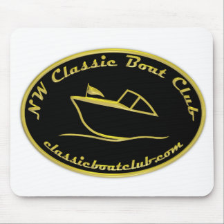 NWCBC Schwarzes u. Gold Mousepad