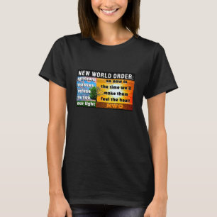 NWO Crisis Kontrolle (dunkler T - Shirt) T-Shirt
