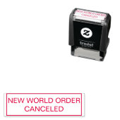 NWO ROT-INK-BRIEFMARKE GESTRICHEN PERMASTEMPEL (Beispiel)