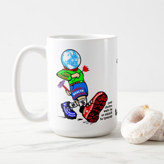 NWO Stiefel Kaffeetasse (Mit Donut)