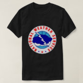 NWS National Weather Service Logo Classic T - Shir T-Shirt (Design vorne)