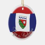 NWT Ornament Personalisierte NWT Flag Ornament (Rechts)