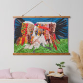 Nwt Whopping Crantanz Wandteppich Mit Holzrahmen (Schlafzimmer)