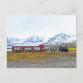 Ny-Alesund-Lokomotive, Svalbard, Norwegen Postkarte (Vorderseite)