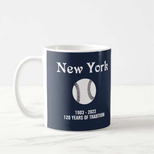 NY Baseball - 2023 Retro Kaffeetasse (Links)