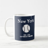 NY Baseball - Retro 2023 Kaffeetasse (Links)