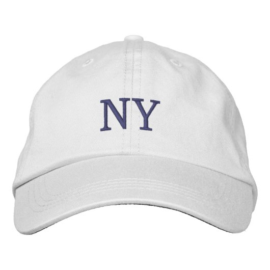 NY BESTICKTE BASEBALLKAPPE (Vorderseite)