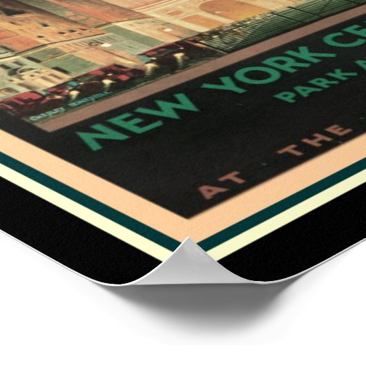 NY Central/Helmsley Gebäude ca.1930 Poster (Ecke)