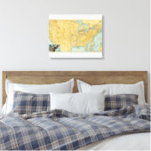 NY Central Lines Leinwanddruck (Insitu (Schlafzimmer))