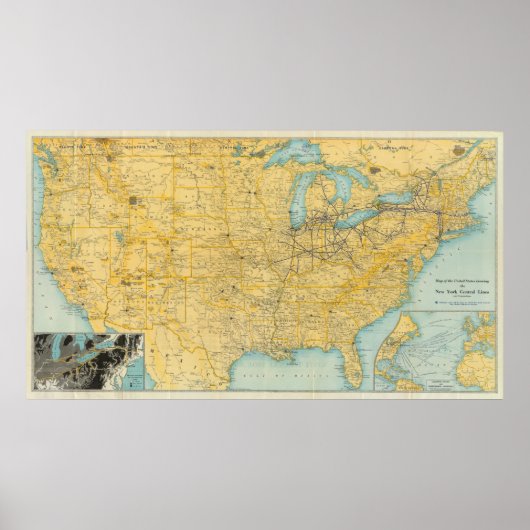 NY Central Lines Poster (Vorne)