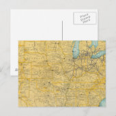 NY Central Lines Postkarte (Vorne/Hinten)