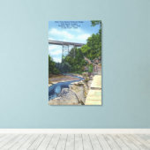 NY Central RR Bridge, Jacob's Ladder Leinwanddruck (Insitu (Holzboden))