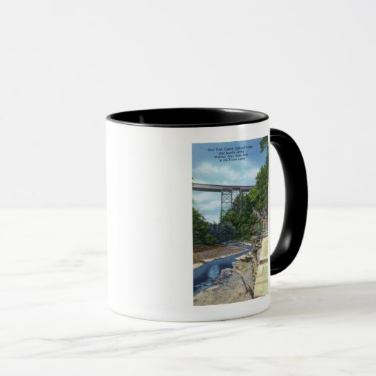 NY Central RR Bridge, Jacob's Ladder Tasse (VorderseiteRechts)