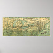 NY Central und Hudson River RR Poster (Vorne)