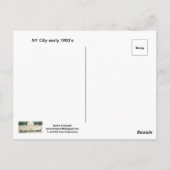 NY City Early 1900's Postcard Postkarte (Rückseite)