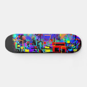 NY city graffiti deck Skateboard (Horizontal)