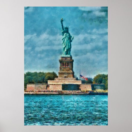 NY - Die Freiheitsstatue Poster (Vorne)