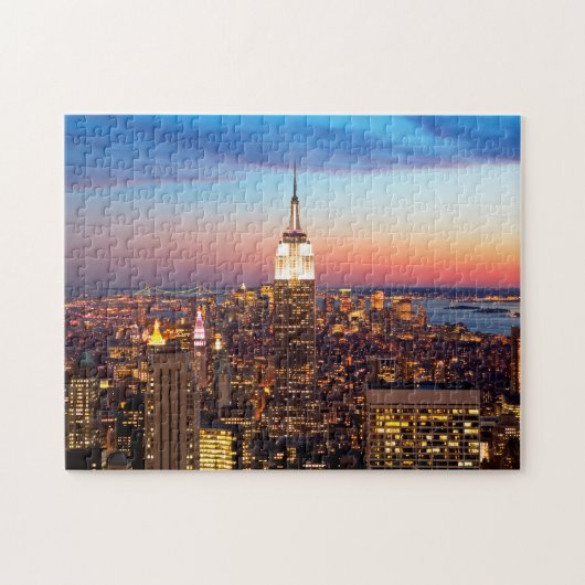 NY Empire State Building 252-Teile-Puzzle Puzzle (Horizontal)
