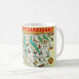 NY Finger Lakes Map Tasse