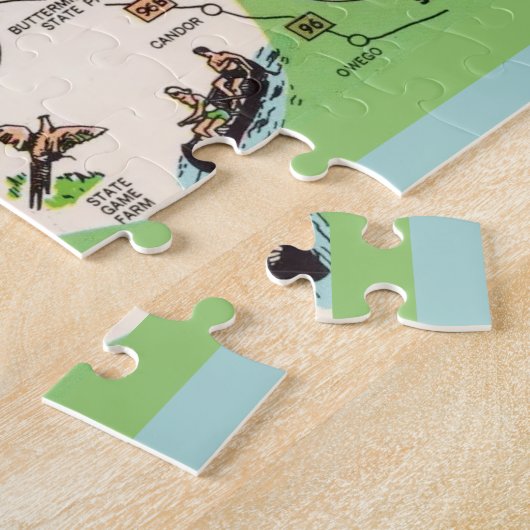 NY Finger LakesIllustrated Fun Puzzle (Seite)