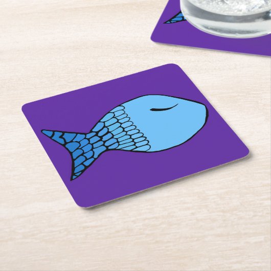 NY Fish Design Untersetzer (angewinkelt)