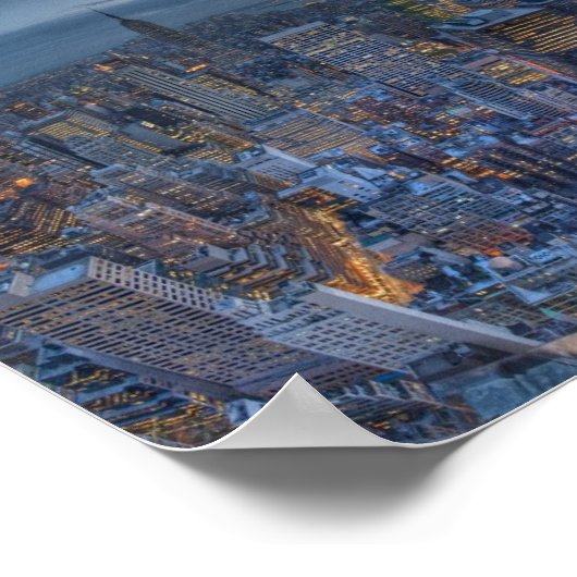 NY_Globe_Wallpaper Poster (Ecke)