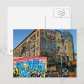 ny Graffiti-Gebäude Postkarte (Vorne/Hinten)