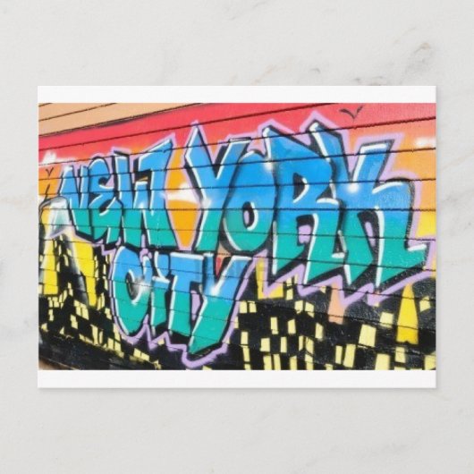 ny Graffiti Postkarte (Vorderseite)