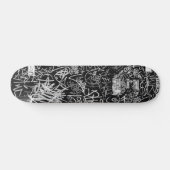 NY GRAFFITI-SKATEBOARD-SCHWARZES U. GRAU SKATEBOARD (Horizontal)